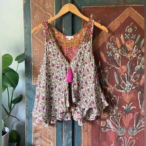 Boho tank top